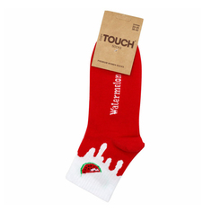 Носки женские Touch красные 23-25