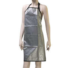 Фартук для мастера Dewal ПВХ, серебристый