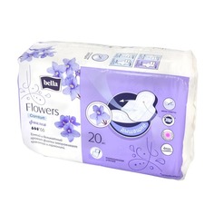 Прокладки женские Bella Flowers Comfort гигиенические, Фиалка lite, 20 шт.