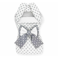 Конверт-одеяло CherryMom Зайка 7641d цв. белый; серый