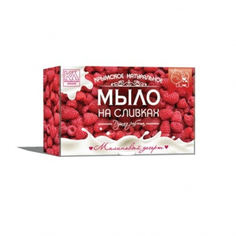 Мыло Крымская Линия на сливках малиновый десерт 82г