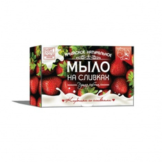 Мыло Крымская Линия на сливках клубника со сливками 82г