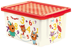 Детский ящик Little Angel Три Кота Обучайка 17 л