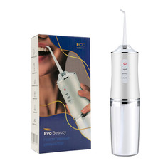 Ирригатор портативный для полости рта с 4 насадками Evo Beauty White 220 мл