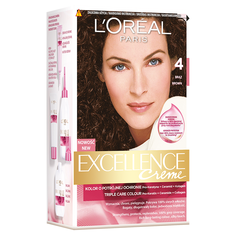 Краска для волос LOreal Paris Excellence 4 каштановый, 60 мл