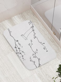 Коврик противоскользящий JoyArty "Небесные качели" для ванной, сауны, бассейна, 77х52 см