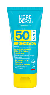 Крем LIBREDERM Bronzeada Sun Protection Face and Decollete Cream SPF 50, 50мл