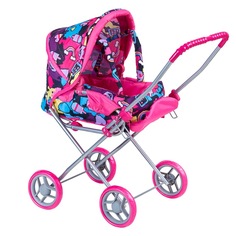Коляска для кукол прогулочная Buggy Boom Mixy 8029-M2009 с люлькой-переноской и козырьком