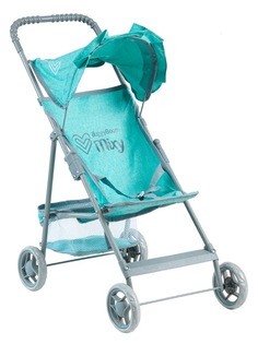 Коляска для кукол прогулочная Buggy Boom Mixy 8008-2216 с козырьком и корзинкой