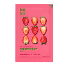 Освежающая тканевая маска для лица Holika Holika Pure Essence Mask Sheet Strawberry 20мл