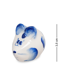 Фигурка "Мышка-Шуня" мал.(Гжельский фарфор) Art East