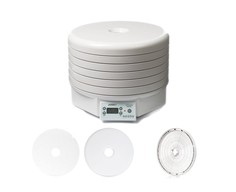 Сушилка для овощей и фруктов Ezidri FD1000 Digital + 5 поддонов + 18 листов White
