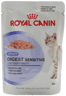 Влажный корм для кошек ROYAL CANIN Digest Sensitive, мясо, 12шт по 85г