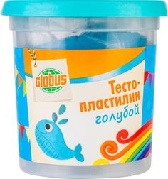 Пластилин Globus голубой Глобус
