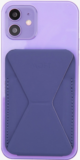 Магнитная подставка-кошелёк Moft Snap-On MagSafe для iPhone 12 и 13 серии Purple