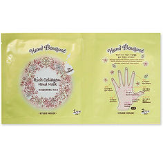 Маска для рук на тканевой основе ETUDE ETHANDB RICH COLLAGEN HAND MASK 19AD