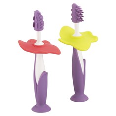Зубная щетка Roxy Kids Flower фиолетовый RTB-003 2шт