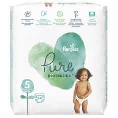 Подгузники Pampers Pure Protection 11+ кг, размер 5, 24 шт.