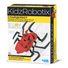 Набор для опытов 4M Спайдербот робот-паук: робототехника, конструктор
