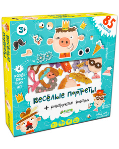 Настольная игра Clever Веселые портреты 978-5-00154-571-2