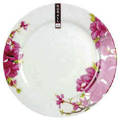 Тарелка обеденная Коралл Сакура OV804-2/910987 Белый, розовый