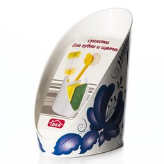 Сушилка для губки и щеток Idea Деко Гжель, 140*90*145 мм