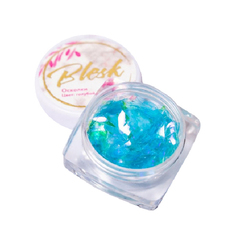 Дизайн для ногтей Blesk, «Осколки», голубой