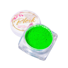 Дизайн для ногтей Blesk, «Неоновый пигмент», зеленый