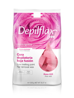 Воск для депиляции Depilflax Розовый 1 кг