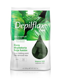 Воск для депиляции Depilflax Зеленый 1000 г