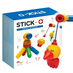 Конструктор магнитный STICK-O Fishing Set 26 деталей, рыбалка для детей от 1 года