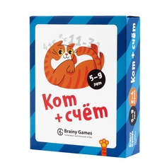 Настольная игра BRAINY GAMES УМ517 Кот + счёт для детей 5-9 лет