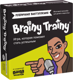 Игра-головоломка BRAINY TRAINY УМ676 Публичные выступления для детей от 10 лет