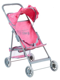 Коляска для кукол прогулочная Buggy Boom Mixy 8008-2226 с козырьком и корзинкой