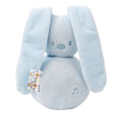 Игрушка мягкая Nattou Musical Soft toy Lapidou Кролик light blue