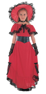 Карнавальный костюм для девочек Bristol цв. красный р. 134