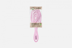 Подвижная био-расческа для волос, светло-розовая Solomeya