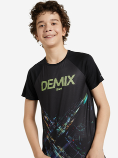 Футболка для мальчиков Demix, Черный, размер 128