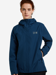 Куртка мембранная женская Mountain Hardwear Exposure/2 Gore Tex Paclite Jacket, Синий, размер 44