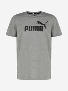 Футболка мужская PUMA ESS Logo, Серый, размер 44-46