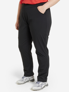 Брюки женские Columbia Anytime Casual Pull On Pant, Plus Size, Черный, размер 58-60