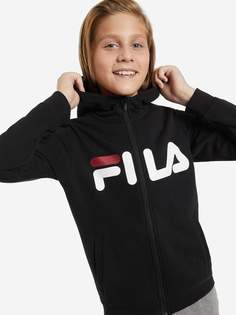 Толстовка для мальчиков FILA, Черный, размер 128