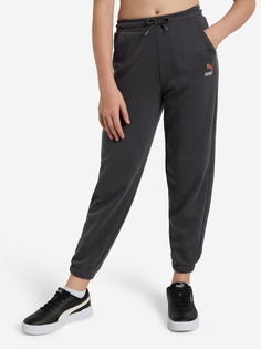 Брюки для девочек PUMA Relaxed Jogger, Серый, размер 129-140