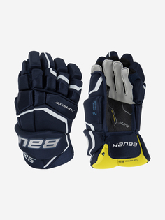 Перчатки хоккейные Bauer SUPREME S29 - SR, Синий, размер 13 Бауэр
