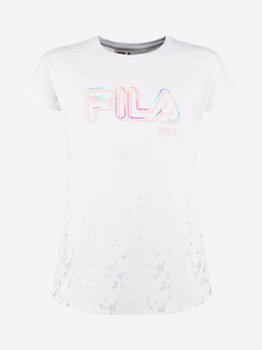 Футболка для девочек FILA, Белый, размер 140