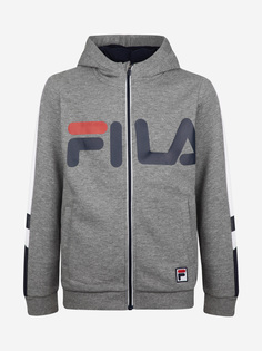 Толстовка для мальчиков FILA, Серый, размер 128