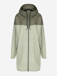 Куртка женская Columbia Flash Challenger Long Windbreaker, Plus Size, Зеленый, размер 54-56