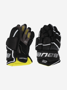 Перчатки хоккейные детские Bauer SUPREME 2S PRO, Черный, размер 8 Бауэр