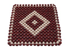 Накидка-массажер на сиденье Torso 42x42cm Микс 113871