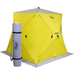 Палатка зимняя Premier Fishing PIRAMIDA 2.0х2.0 yellow/gray (PR-ISP-200YG)